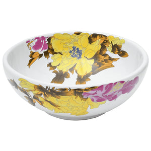 vidaXL Countertop Basin Multicolour Round Ø41x14 cm Ceramic