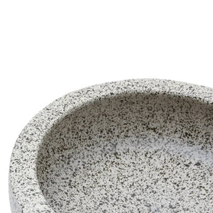 vidaXL Countertop Basin Grey Round Ø41x14 cm Ceramic