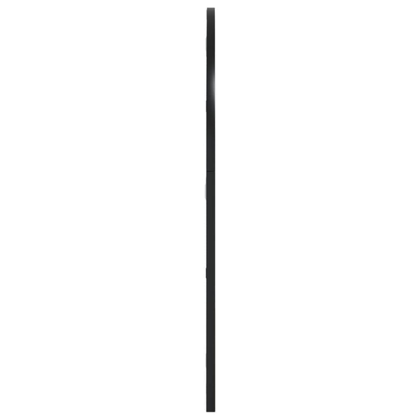 vidaXL Wall Mirror Black 60x70 cm Arched Iron