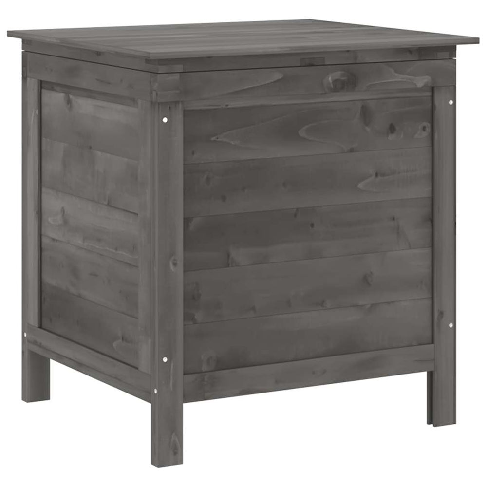 vidaXL Garden Storage Box Anthracite 50x49x56.5 cm Solid Fir Wood