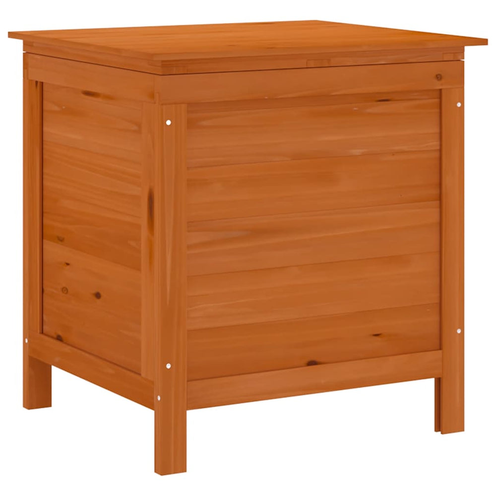 vidaXL Garden Storage Box Brown 50x49x56.5 cm Solid Fir Wood