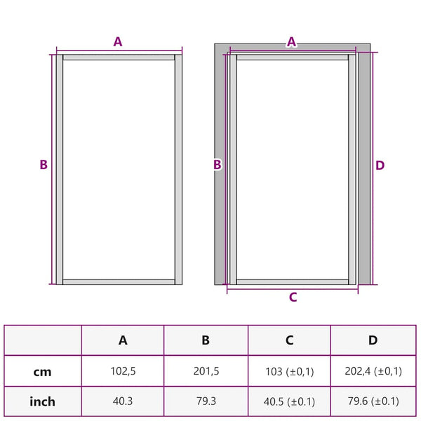 vidaXL Slim Black Indoor Door 102.5x201.5 cm Tempered Glass & Aluminum