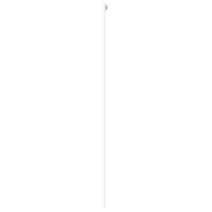 vidaXL Sliding Door White 76x205 cm Tempered Glass and Aluminium