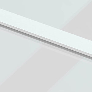 vidaXL Sliding Door White 90x205 cm Tempered Glass and Aluminum