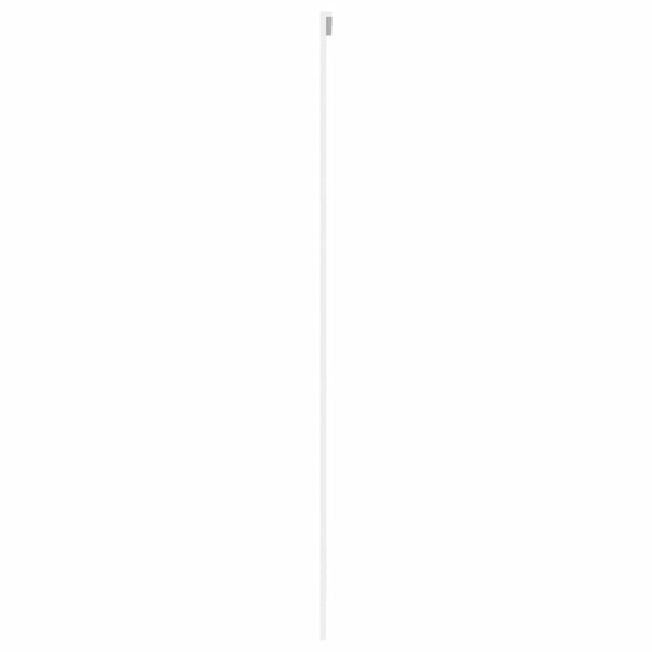 vidaXL Sliding Door White 102.5x205 cm Tempered Glass and Aluminum