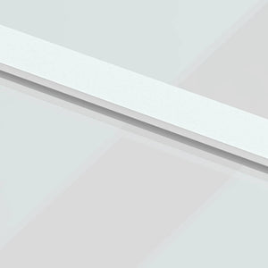 vidaXL Sliding Door White 102.5x205 cm Tempered Glass and Aluminum