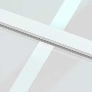 vidaXL Sliding Door White 102.5x205 cm Tempered Glass and Aluminum