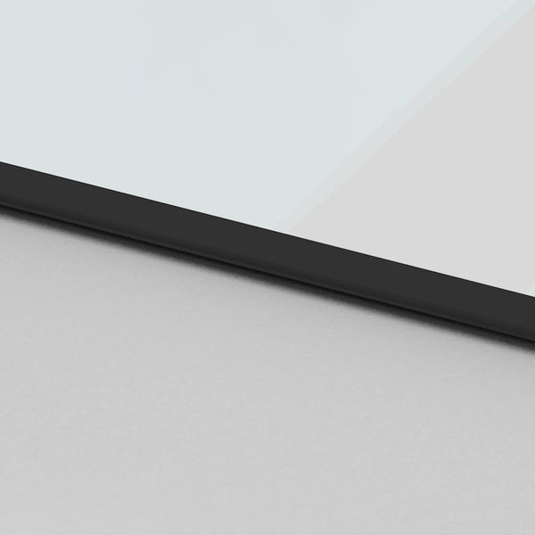 vidaXL Sliding Door Black 102.5x205 cm Tempered Glass and Aluminium