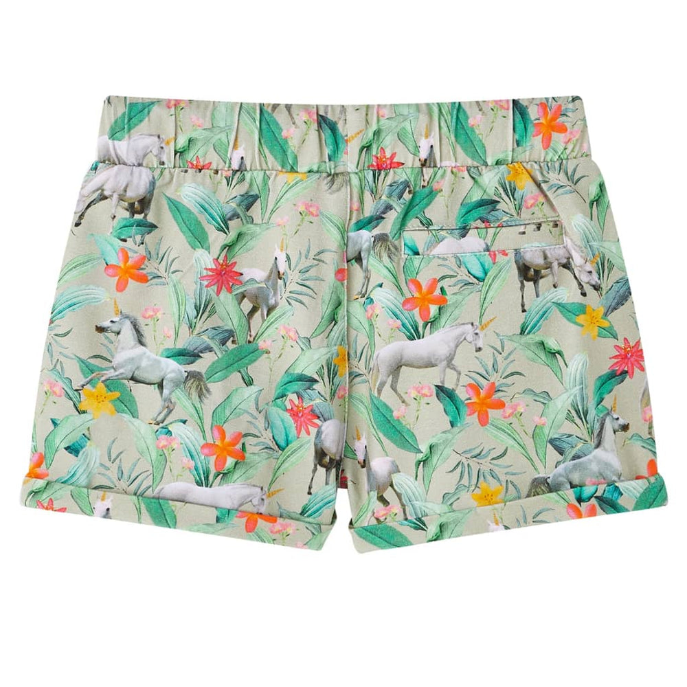 Kids' Drawstring Shorts Light Khaki 116