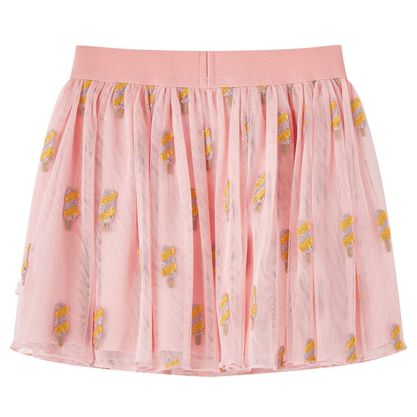 Girls' Tulle Skirt Light Pink 104