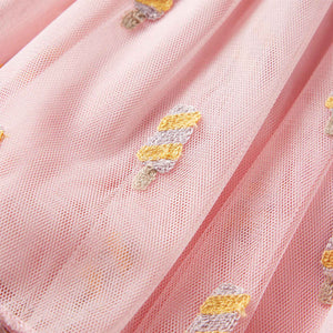 Girls' Tulle Skirt Light Pink 104