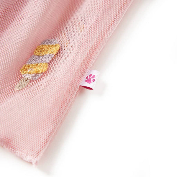 Girls' Tulle Skirt Light Pink 104