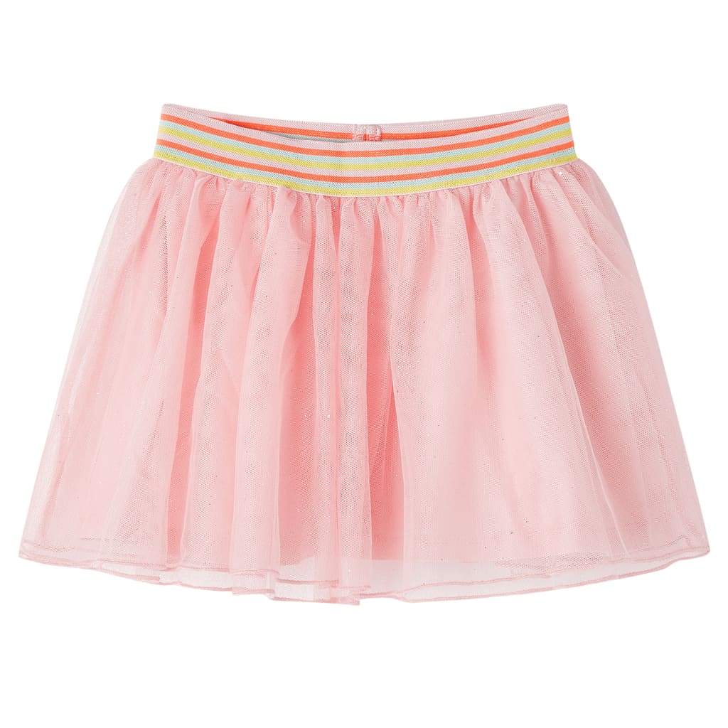Girls' Skirt with Tulle Light Pink 116