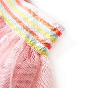 Girls' Skirt with Tulle Light Pink 116