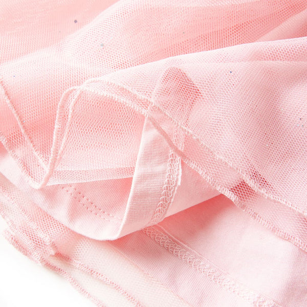 Girls' Skirt with Tulle Light Pink 128