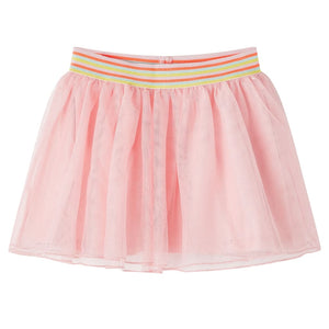 Girls' Tulle Skirt Light Pink 140