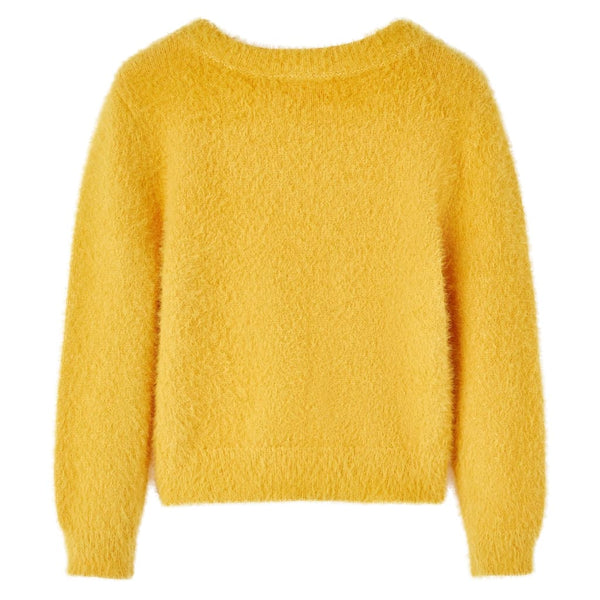 Children's Knitted Pullover Ochre 92