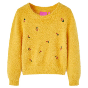 Children's Knitted Jumper Ochre 104