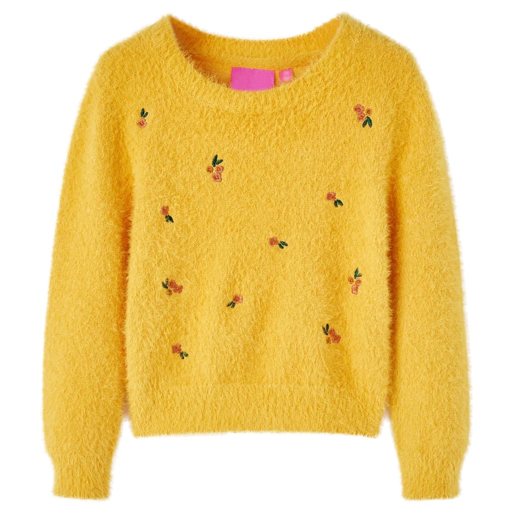 Children's Knitted Jumper Ochre 104