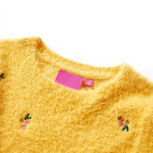 Children's Knitted Jumper Ochre 104