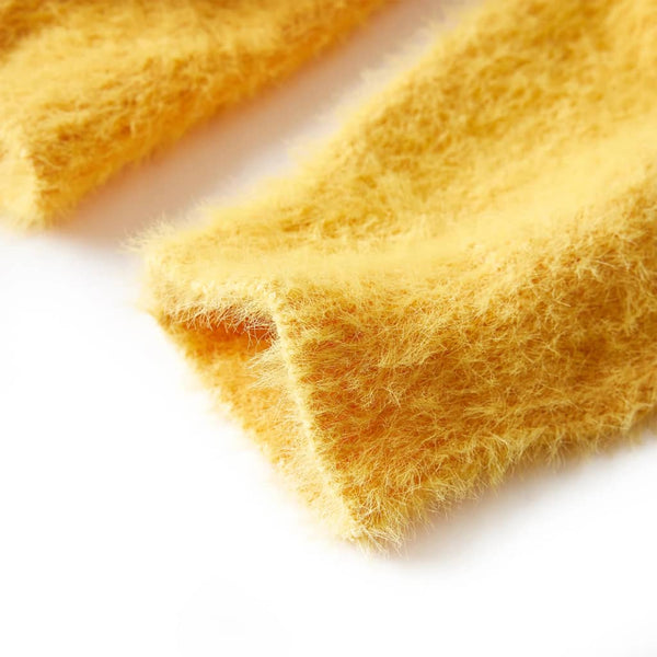 Knitted Ocher Children's Sweater 116