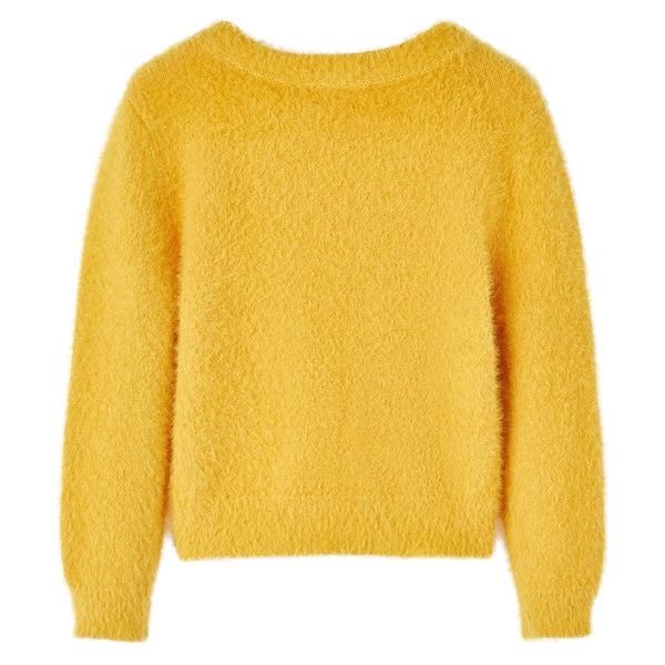 Children's Knitted Jumper Ocher 128