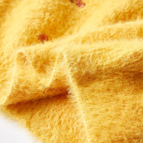 Children's Knitted Jumper Ocher 128