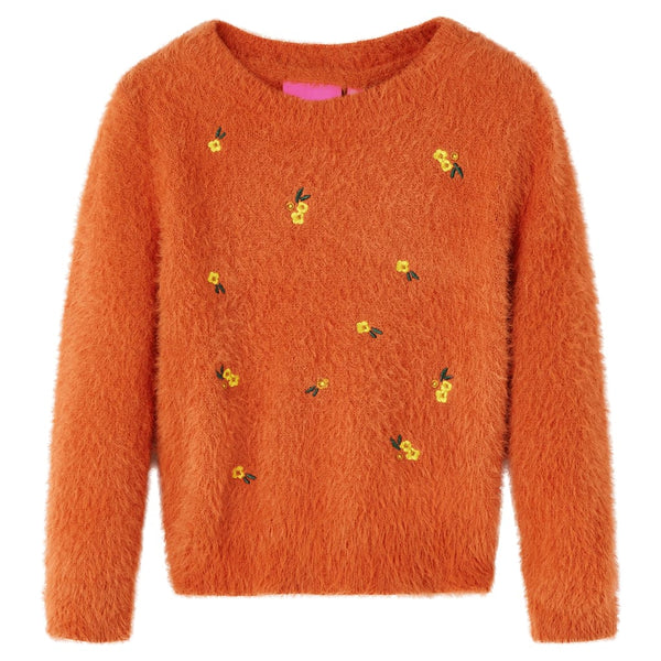 Children's Knitted Jumper Dark Orange 104