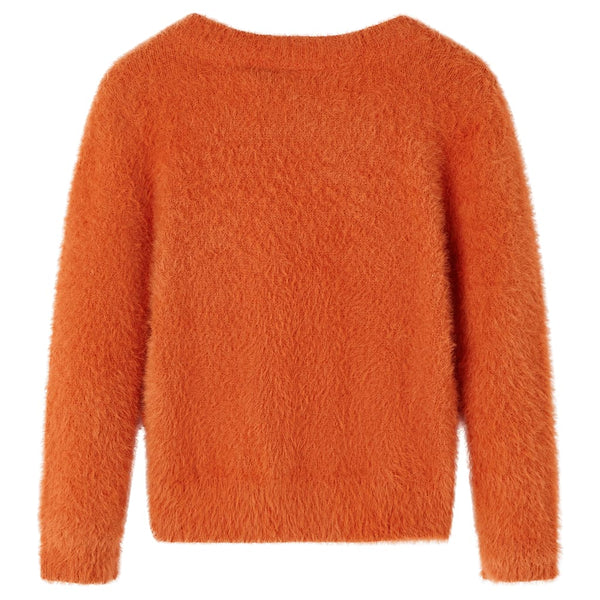 Children's Knitted Jumper Dark Orange 116