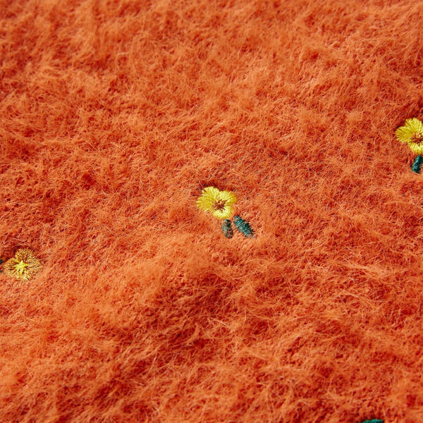 Children's Knitted Jumper Dark Orange 140