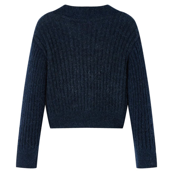 Children's Cardigan Navy Blue 116
