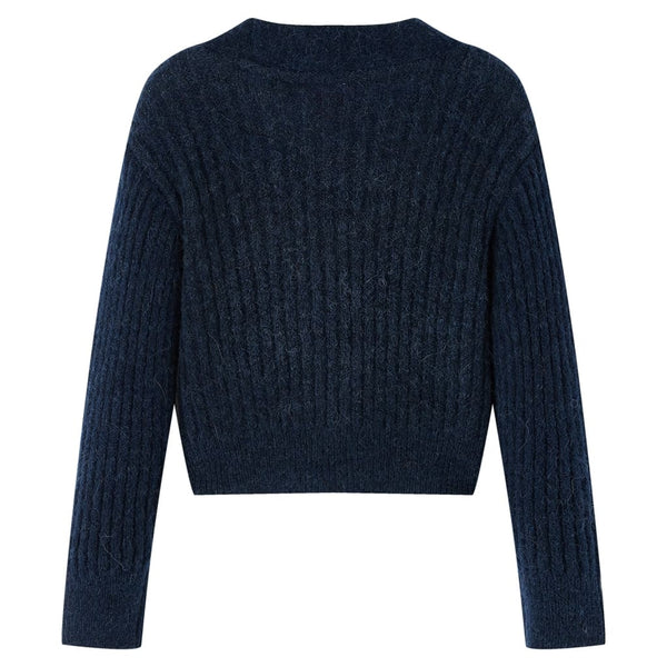 Children's Cardigan Navy Blue 140
