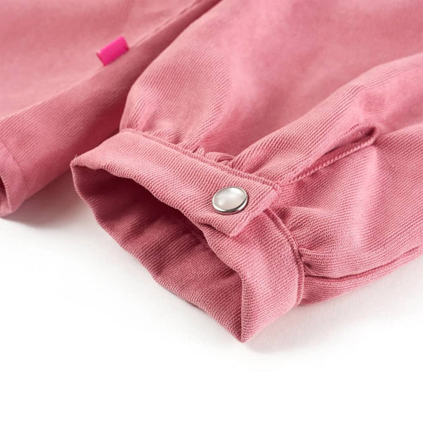 Children's Blouse with Puff Sleeves Old Pink 140
