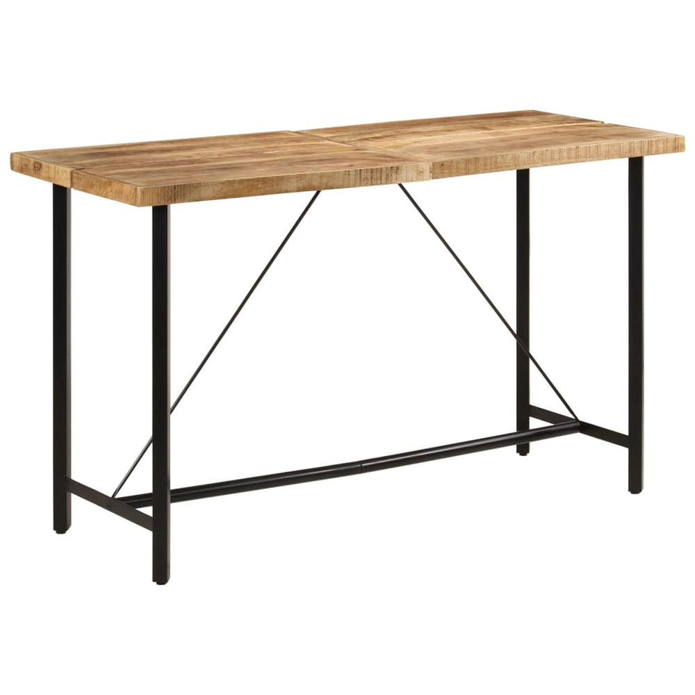 Bartisch Mango Massivholz & Eisen 180cm