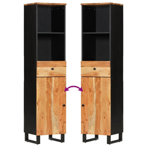 vidaXL 3-Piece Bathroom Furniture Set Solid Acacia Wood