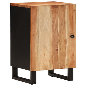 vidaXL 4-Piece Solid Acacia Wood Bathroom Furniture Set