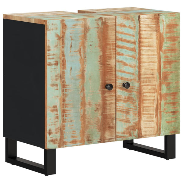 vidaXL 4-Piece Bathroom Furniture Set Solid Reclaimed Wood