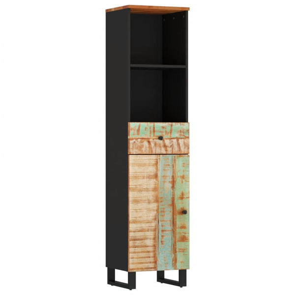 vidaXL 4-Piece Bathroom Furniture Set Solid Reclaimed Wood