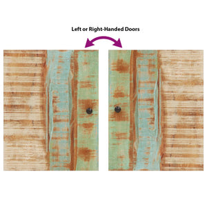 vidaXL 4-Piece Bathroom Furniture Set Solid Reclaimed Wood