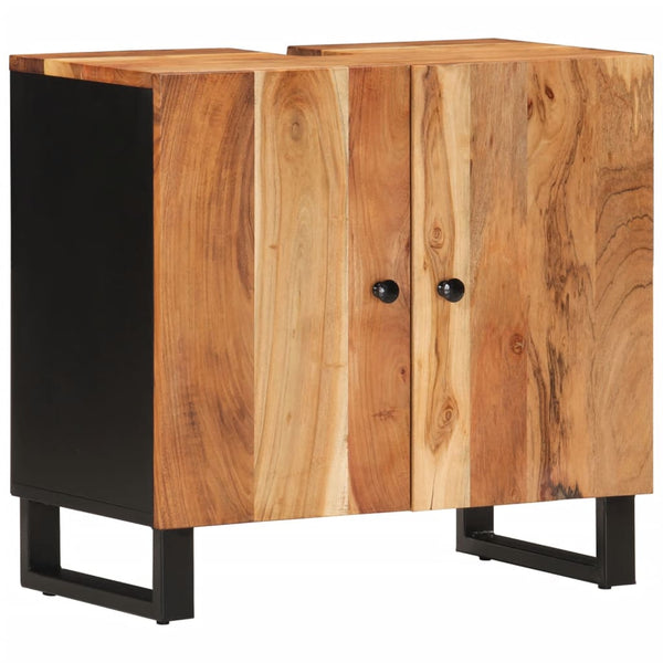 vidaXL 5-Piece Acacia Solid Wood Bathroom Furniture Set