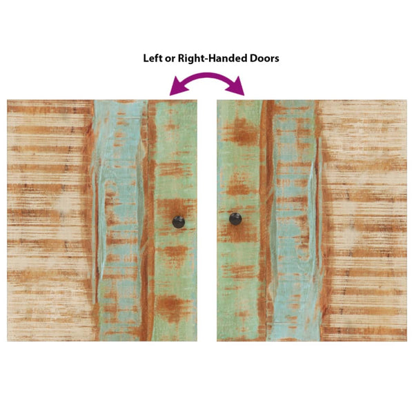 vidaXL 5-Piece Bathroom Furniture Set Solid Reclaimed Wood