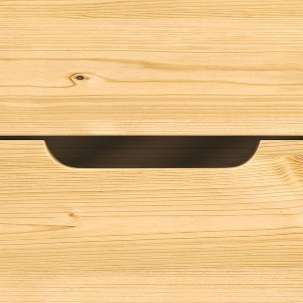 vidaXL Day Bed with 2 Drawers IRUN 90x200 cm Solid Pine Wood