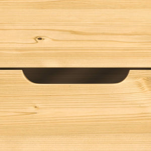 vidaXL Daybed with 3 Drawers IRUN 90x200 cm Solid Pine Wood