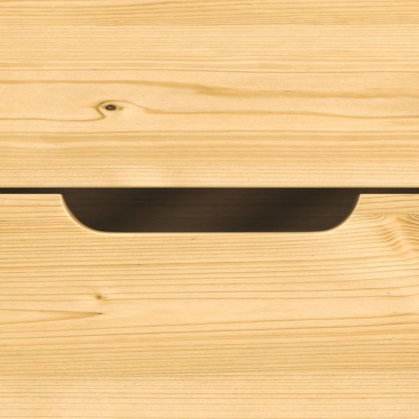 vidaXL Daybed with 3 Drawers IRUN 90x200 cm Solid Pine Wood