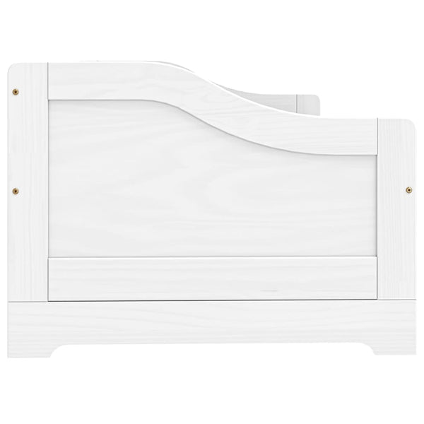 vidaXL Day Bed with 3 Drawers IRUN White 90x200cm Solid Pine Wood