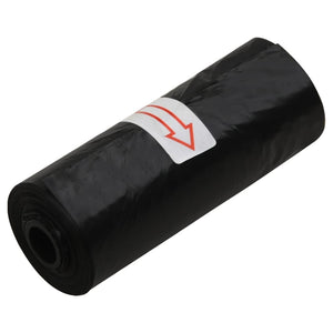 vidaXL Dog Waste Bags 750 pcs Black 30x20 cm PE