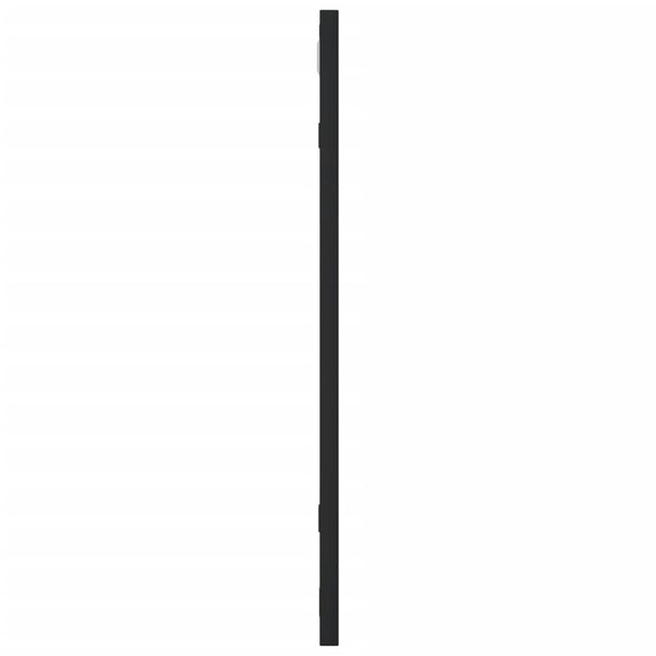 vidaXL Wall Mirror Black 50x50 cm Square Iron