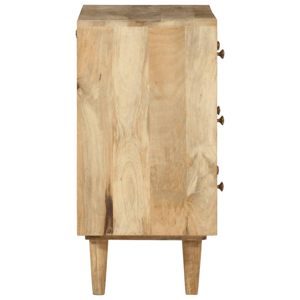 vidaXL Drawer Cabinet 70x35x70 cm Solid Mango Wood