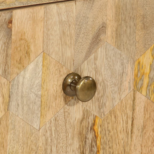 vidaXL Drawer Cabinet 70x35x70 cm Solid Mango Wood