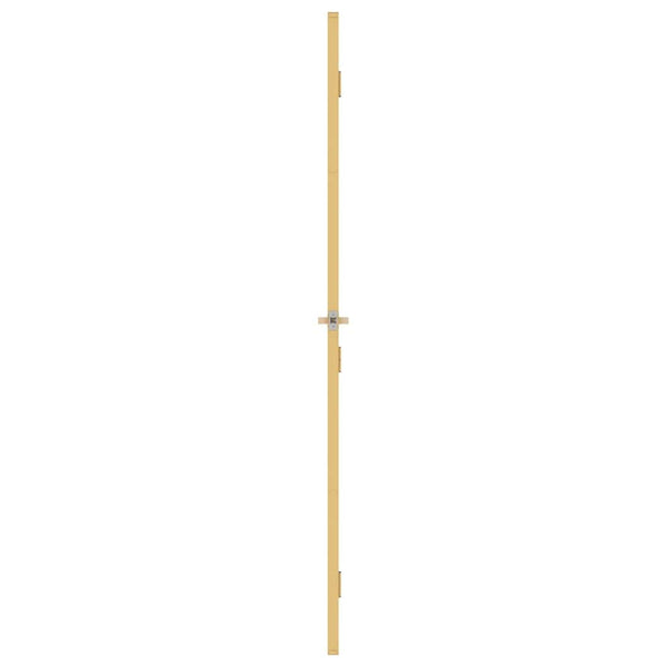 vidaXL Slim Interior Door Golden 93x201.5 cm Tempered Glass and Aluminum